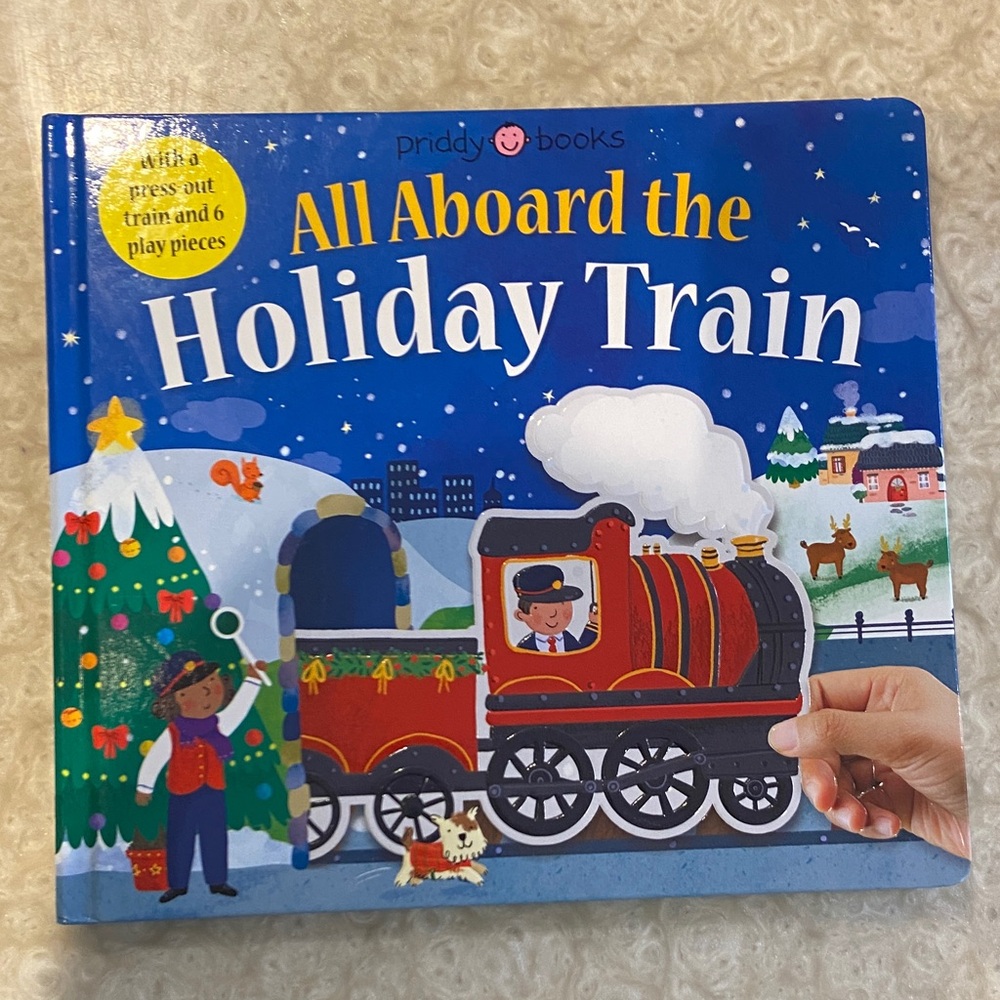 (3/$20) All aboard the holiday train Christmas book